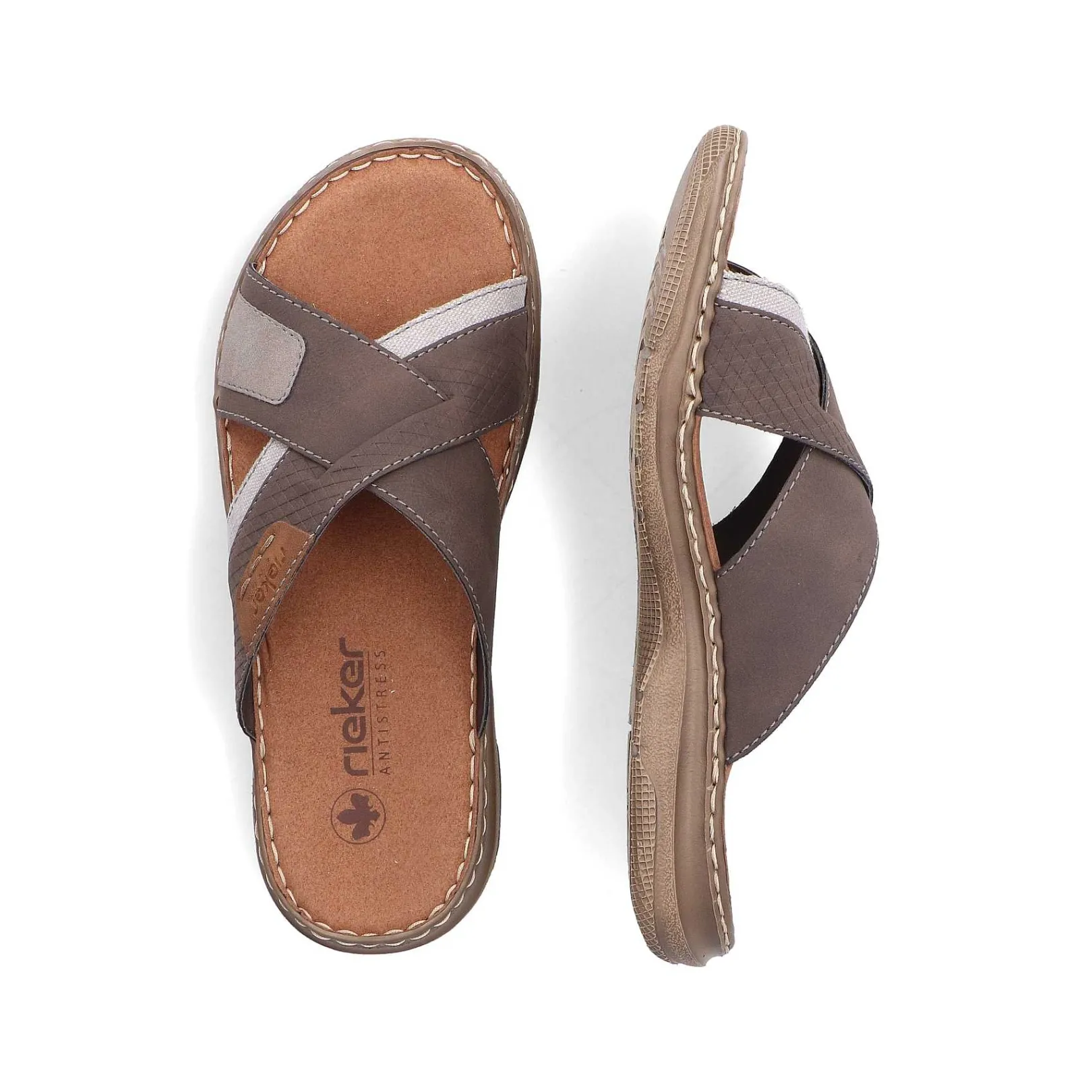Sale Men'S Mules Brown Gray Men'S Mules & Slippers