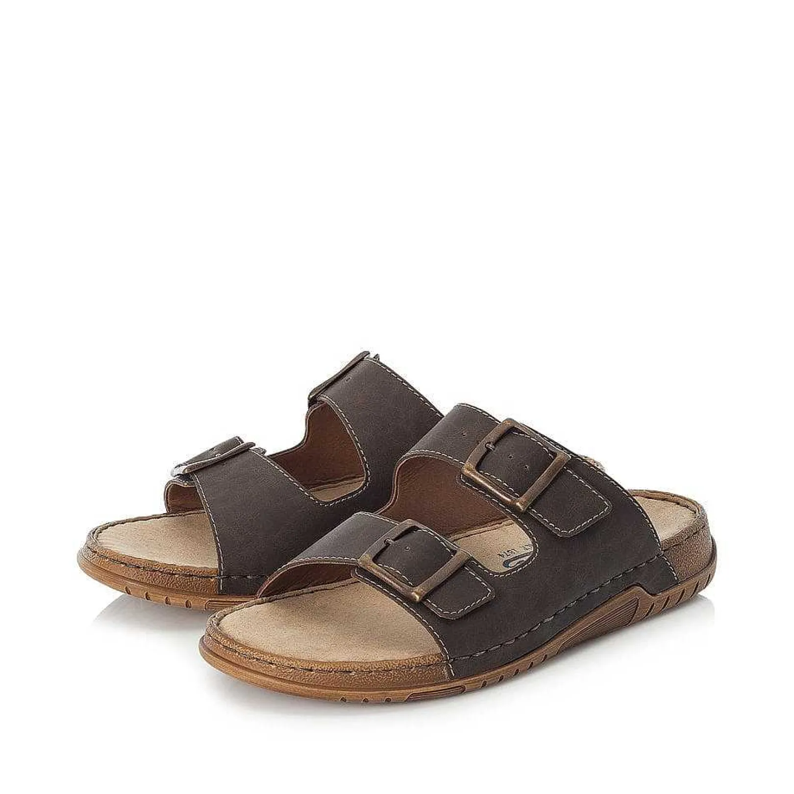 New Men'S Mules Brown Gray Men'S Mules & Slippers