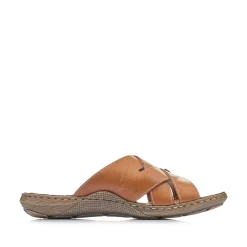Sale Men'S Mules Caramel Brown Men'S Mules & Slippers