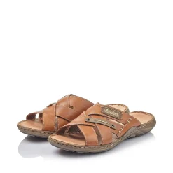 Sale Men'S Mules Caramel Brown Men'S Mules & Slippers