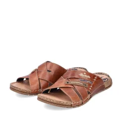 Sale Men'S Mules Chestnut Brown Men'S Mules & Slippers
