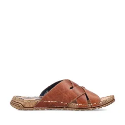 Sale Men'S Mules Chestnut Brown Men'S Mules & Slippers