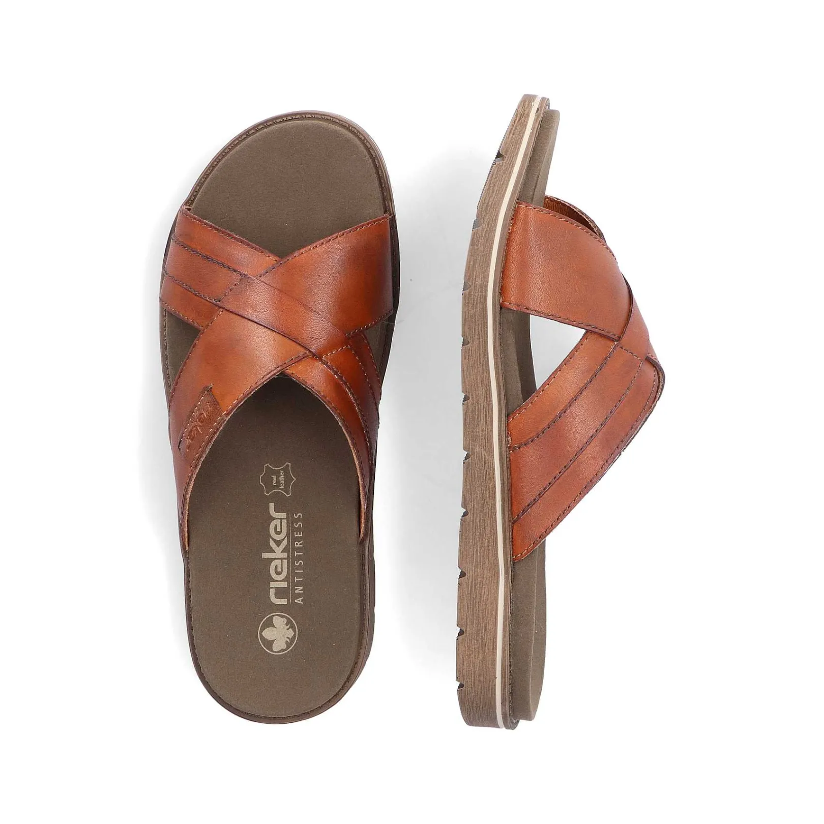 New Men'S Mules Chestnut Brown Men'S Mules & Slippers
