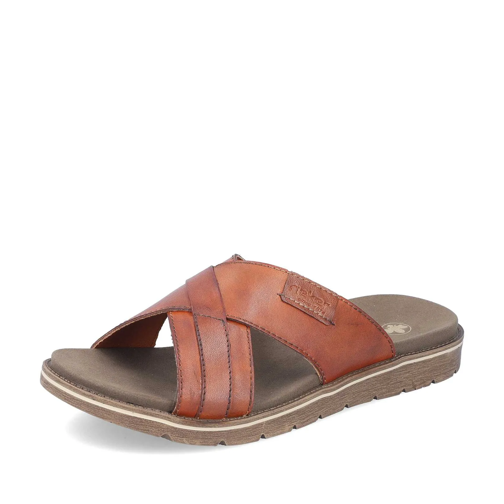New Men'S Mules Chestnut Brown Men'S Mules & Slippers