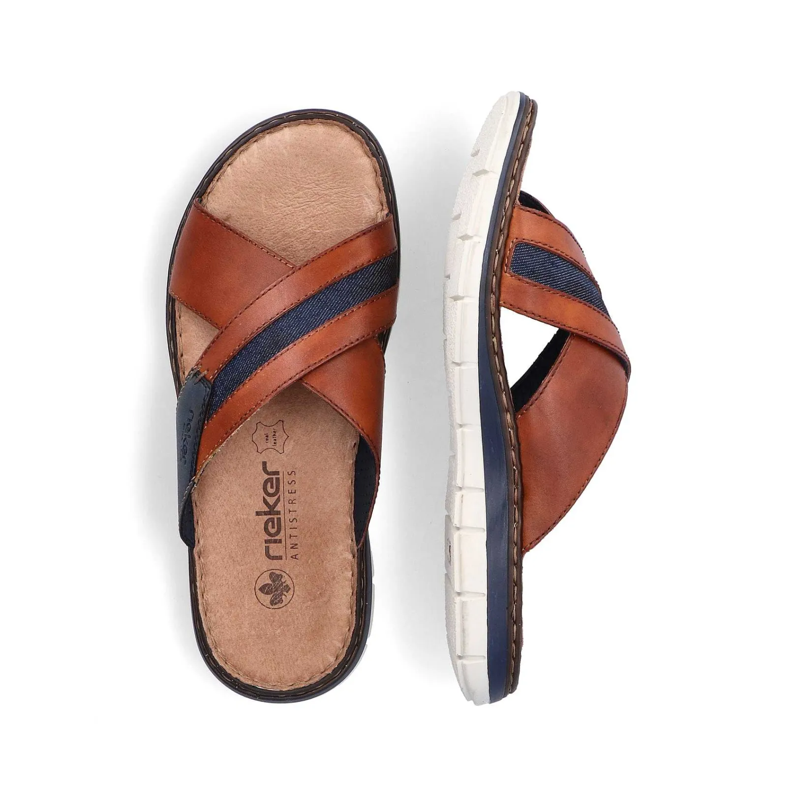 Men'S Mules Chestnut Brown Men'S Mules & Slippers