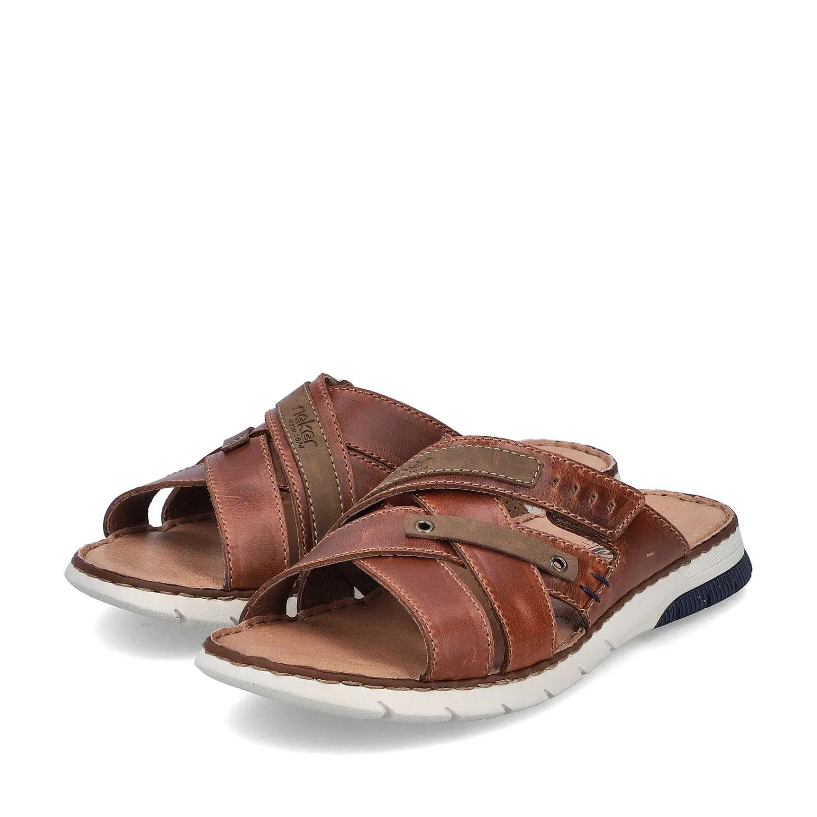 Men'S Mules Chestnut Brown Men'S Mules & Slippers
