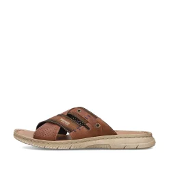 Online Men'S Mules Chestnut Brown Men'S Summer Shoes