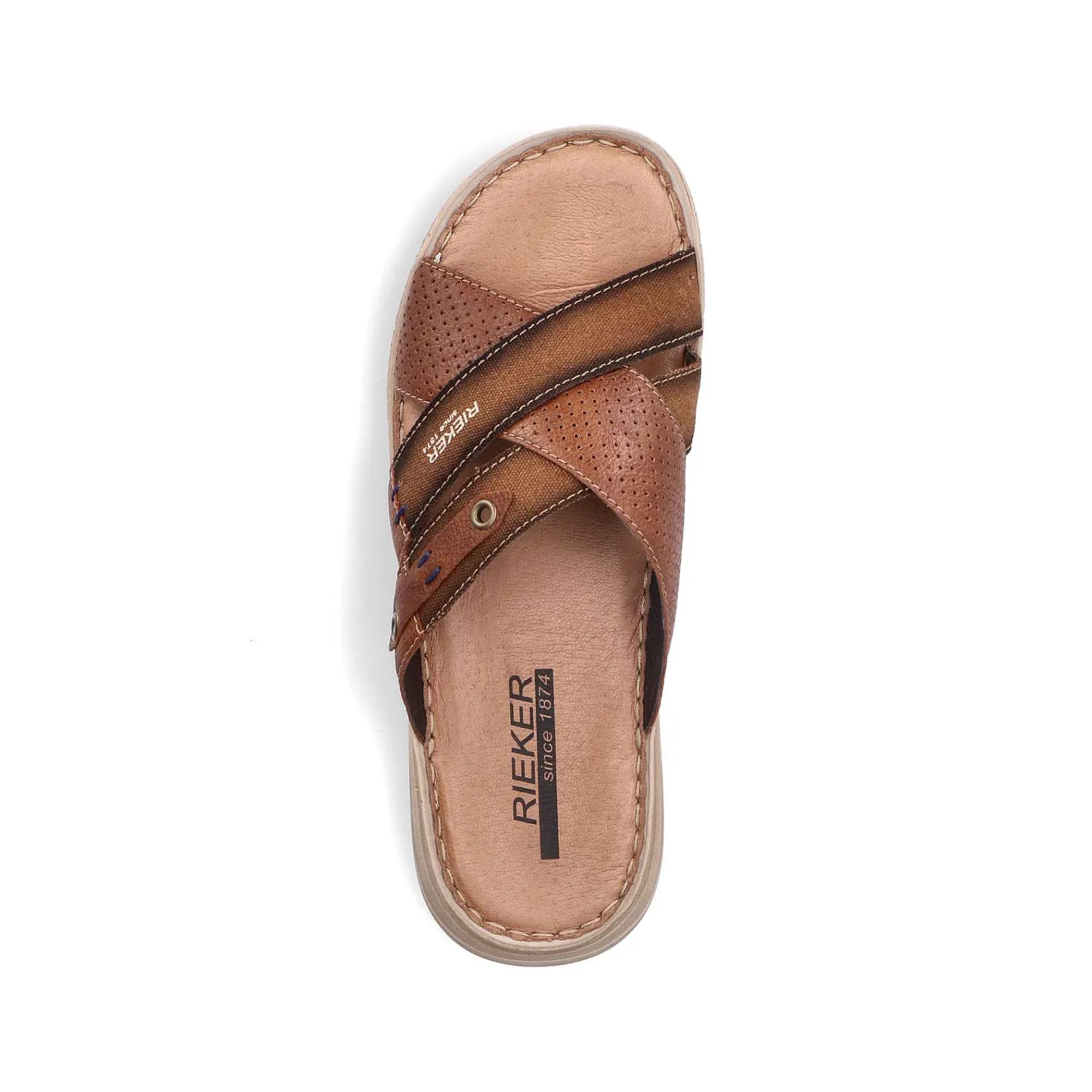 Online Men'S Mules Chestnut Brown Men'S Summer Shoes