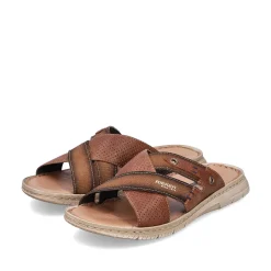 Online Men'S Mules Chestnut Brown Men'S Summer Shoes
