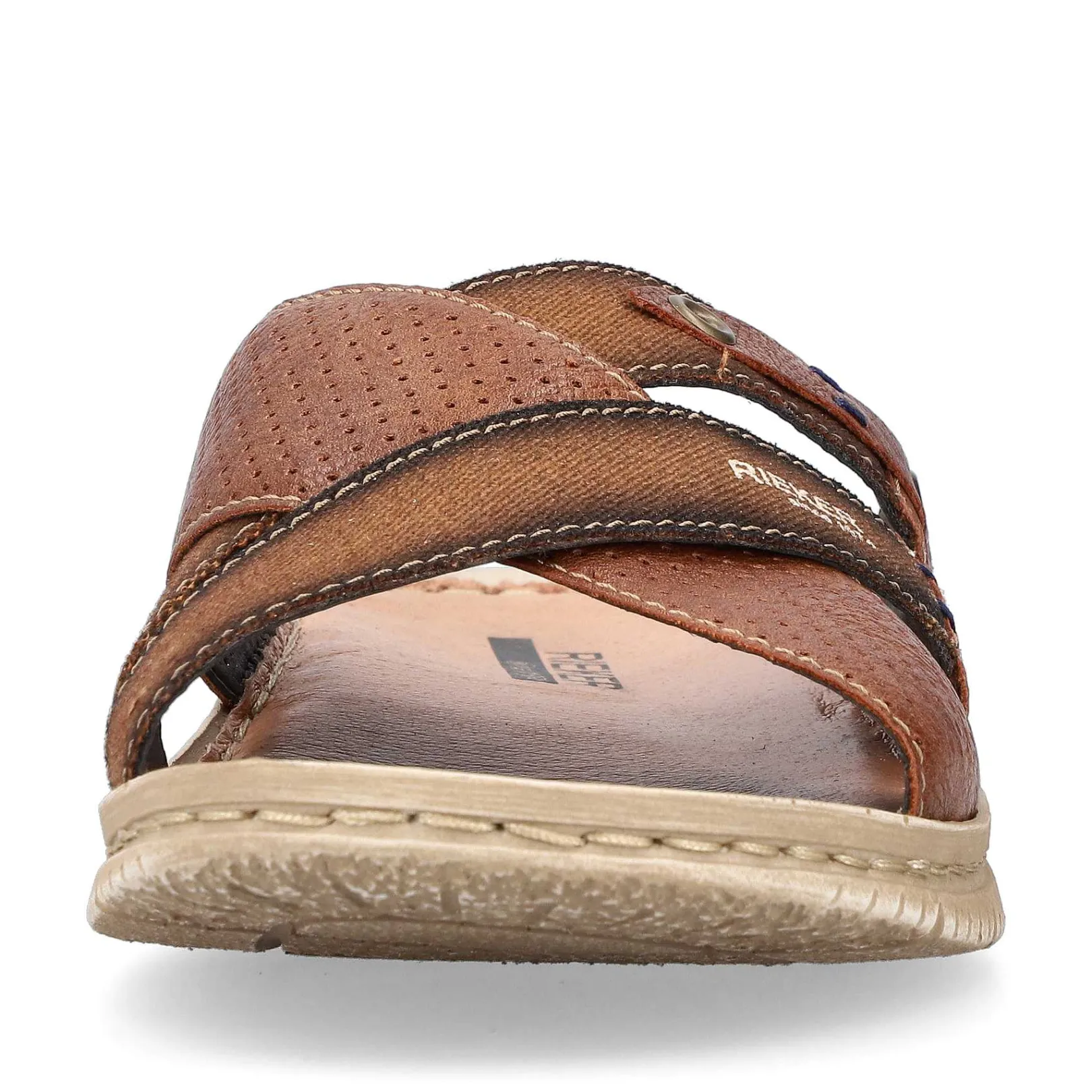 Online Men'S Mules Chestnut Brown Men'S Summer Shoes