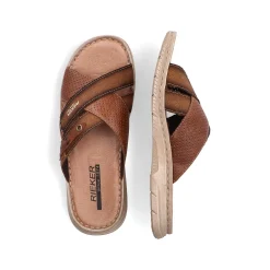 Online Men'S Mules Chestnut Brown Men'S Summer Shoes