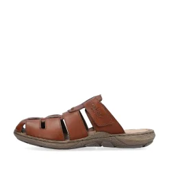 Sale Men'S Mules Chestnut Brown Men'S Mules & Slippers