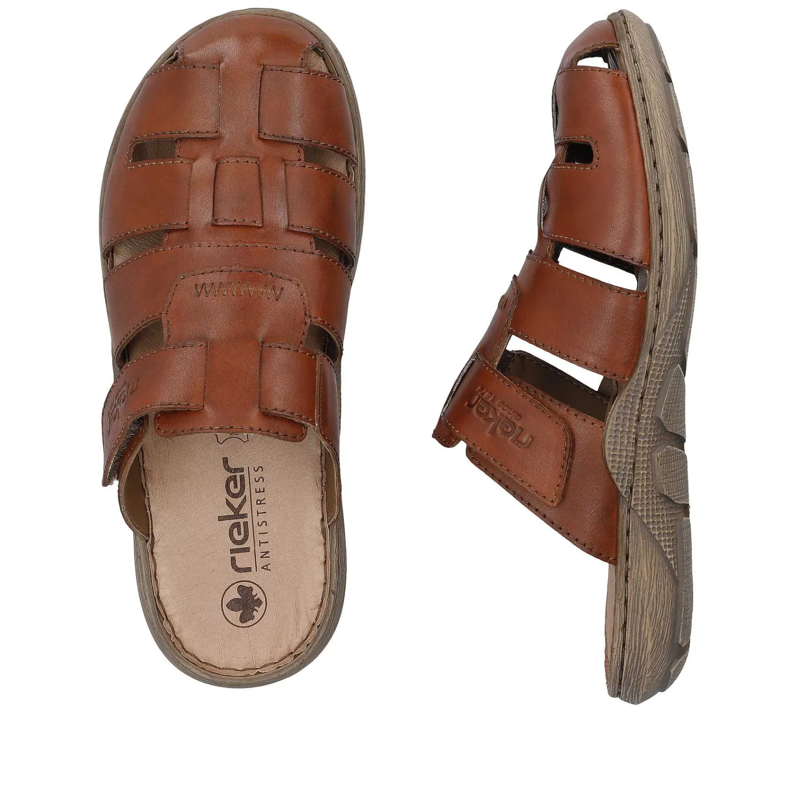 Sale Men'S Mules Chestnut Brown Men'S Mules & Slippers