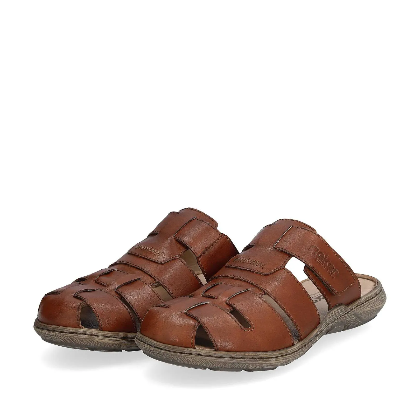 Sale Men'S Mules Chestnut Brown Men'S Mules & Slippers
