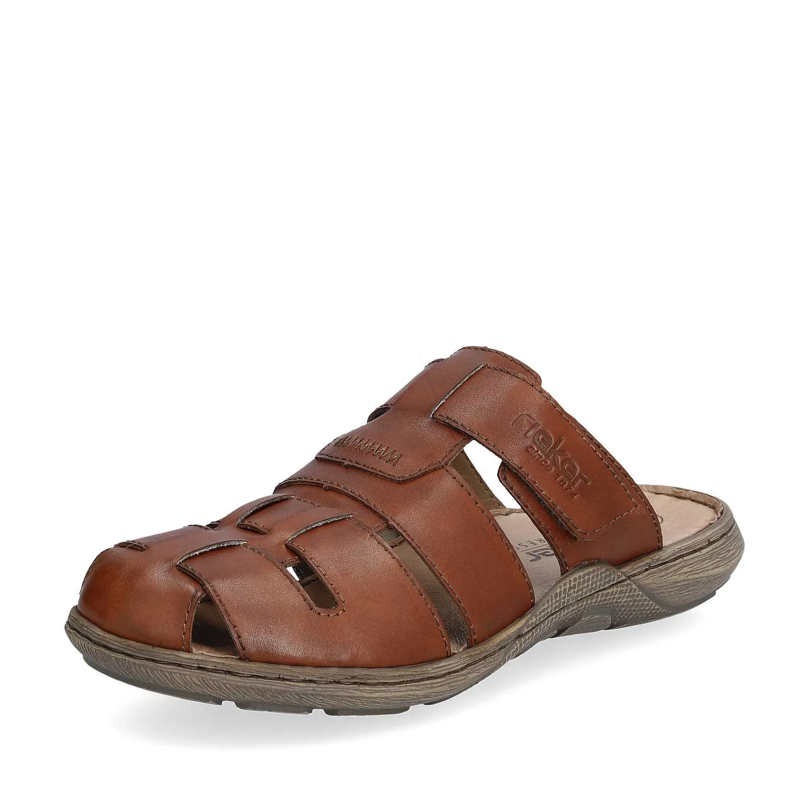 Sale Men'S Mules Chestnut Brown Men'S Mules & Slippers