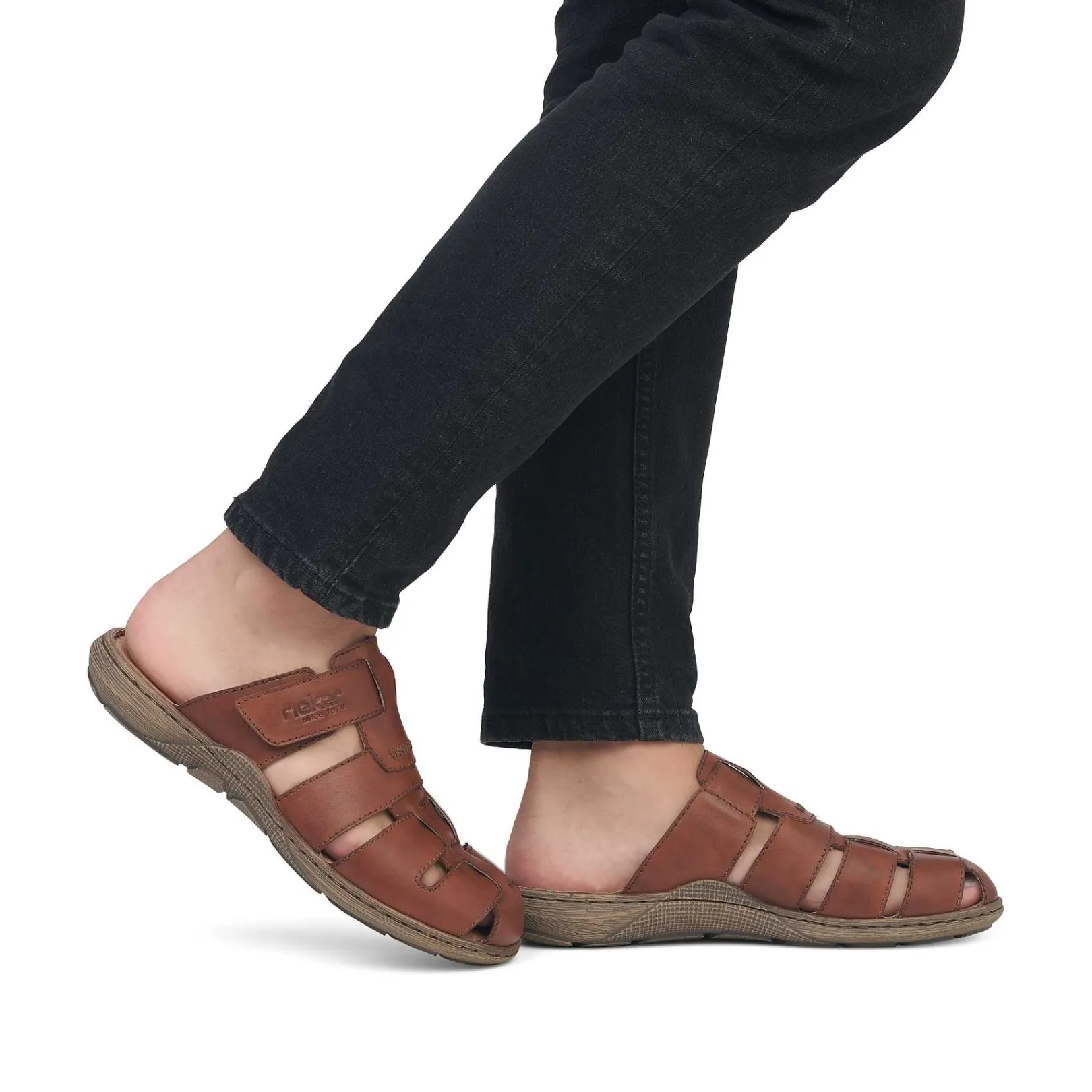 Sale Men'S Mules Chestnut Brown Men'S Mules & Slippers