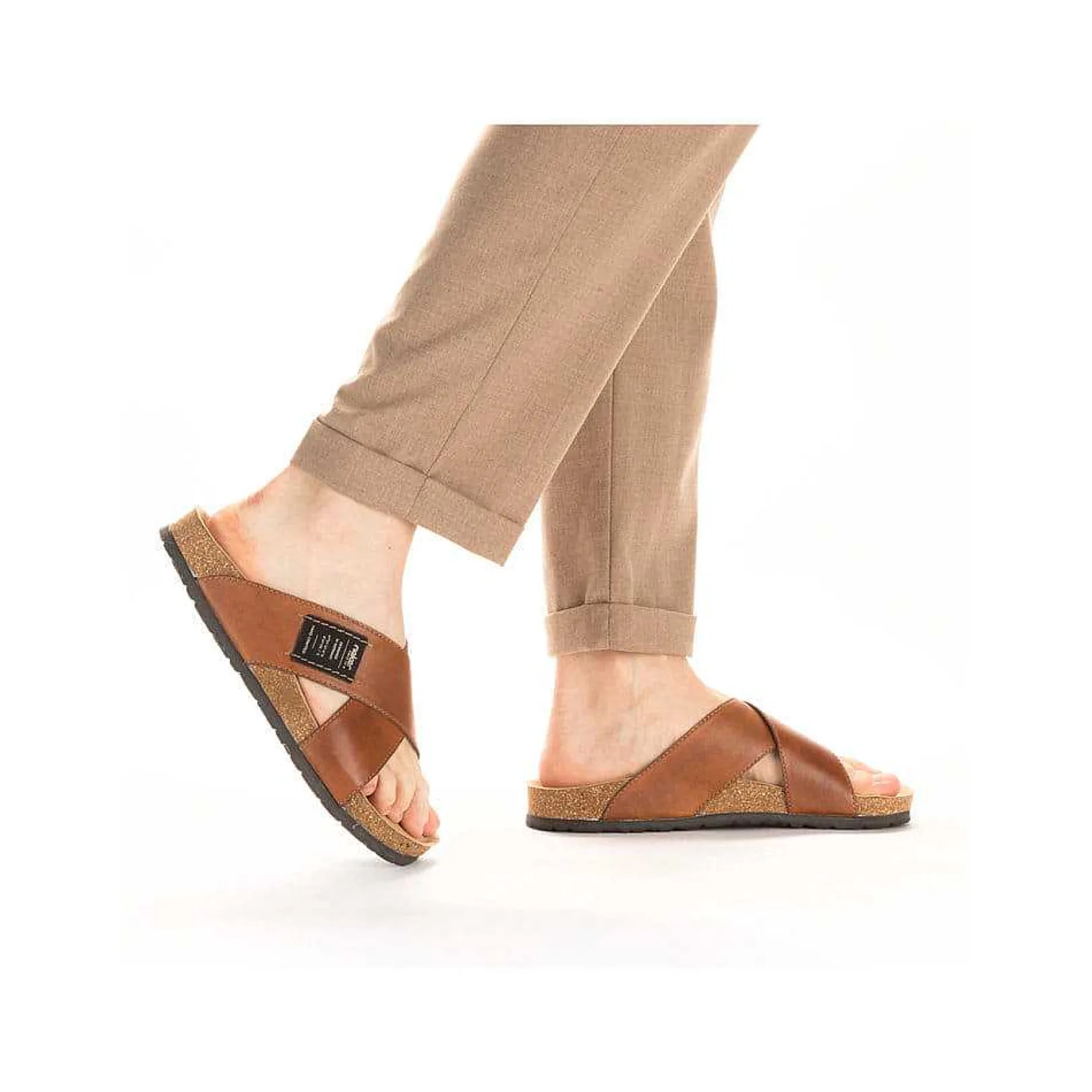 New Men'S Mules Cinnamon Brown Men'S Mules & Slippers
