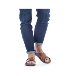 Discount Men'S Mules Coffee Brown Men'S Mules & Slippers