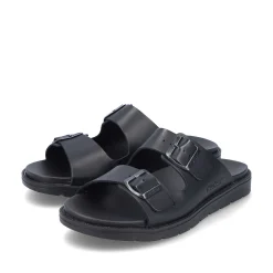 Hot Men'S Mules Deep Black Men'S Mules & Slippers
