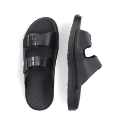 Hot Men'S Mules Deep Black Men'S Mules & Slippers