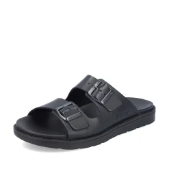 Hot Men'S Mules Deep Black Men'S Mules & Slippers