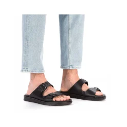 Hot Men'S Mules Deep Black Men'S Mules & Slippers