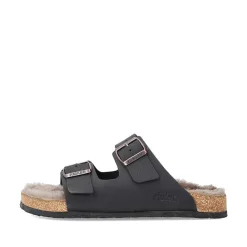 Discount Men'S Mules Deep Black Men'S Mules & Slippers