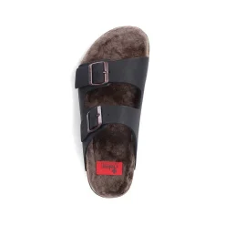 Discount Men'S Mules Deep Black Men'S Mules & Slippers