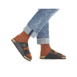 Discount Men'S Mules Deep Black Men'S Mules & Slippers