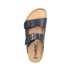 Sale Men'S Mules Glossy Black Men'S Mules & Slippers