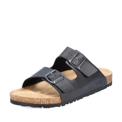 Sale Men'S Mules Glossy Black Men'S Mules & Slippers