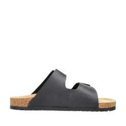 Sale Men'S Mules Glossy Black Men'S Mules & Slippers