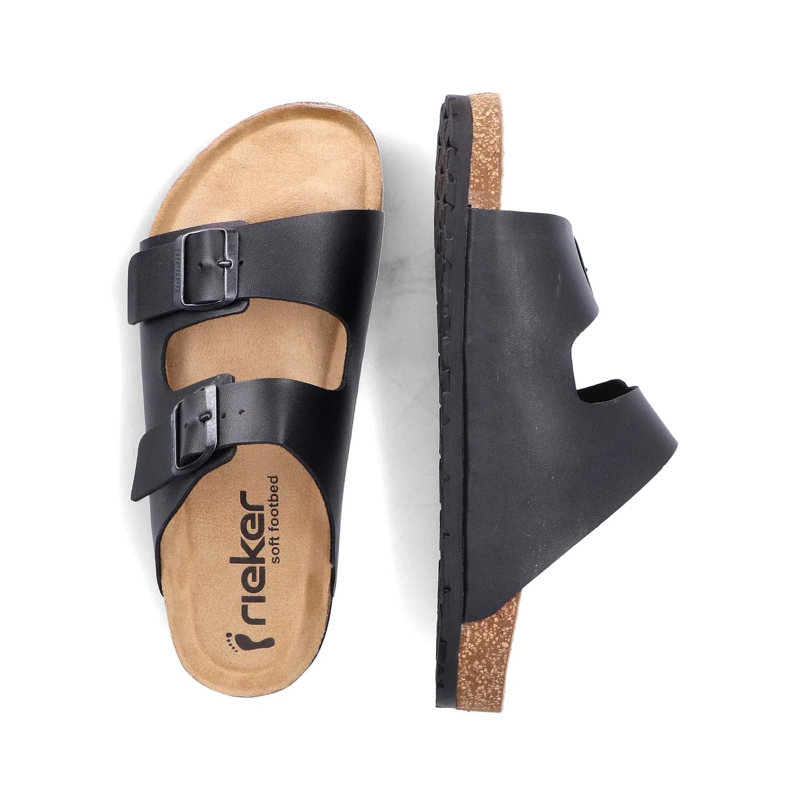 Sale Men'S Mules Glossy Black Men'S Mules & Slippers