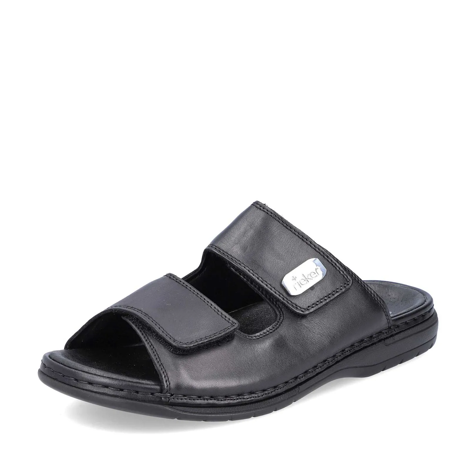 Clearance Men'S Mules Glossy Black Men'S Mules & Slippers