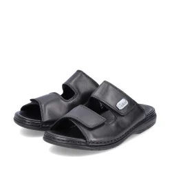 Clearance Men'S Mules Glossy Black Men'S Mules & Slippers