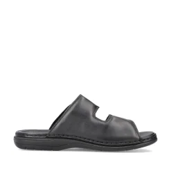 Clearance Men'S Mules Glossy Black Men'S Mules & Slippers