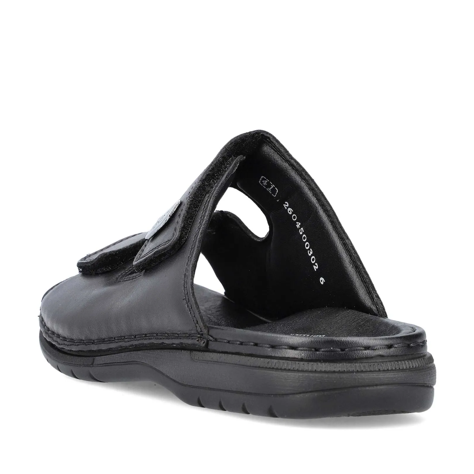 Clearance Men'S Mules Glossy Black Men'S Mules & Slippers
