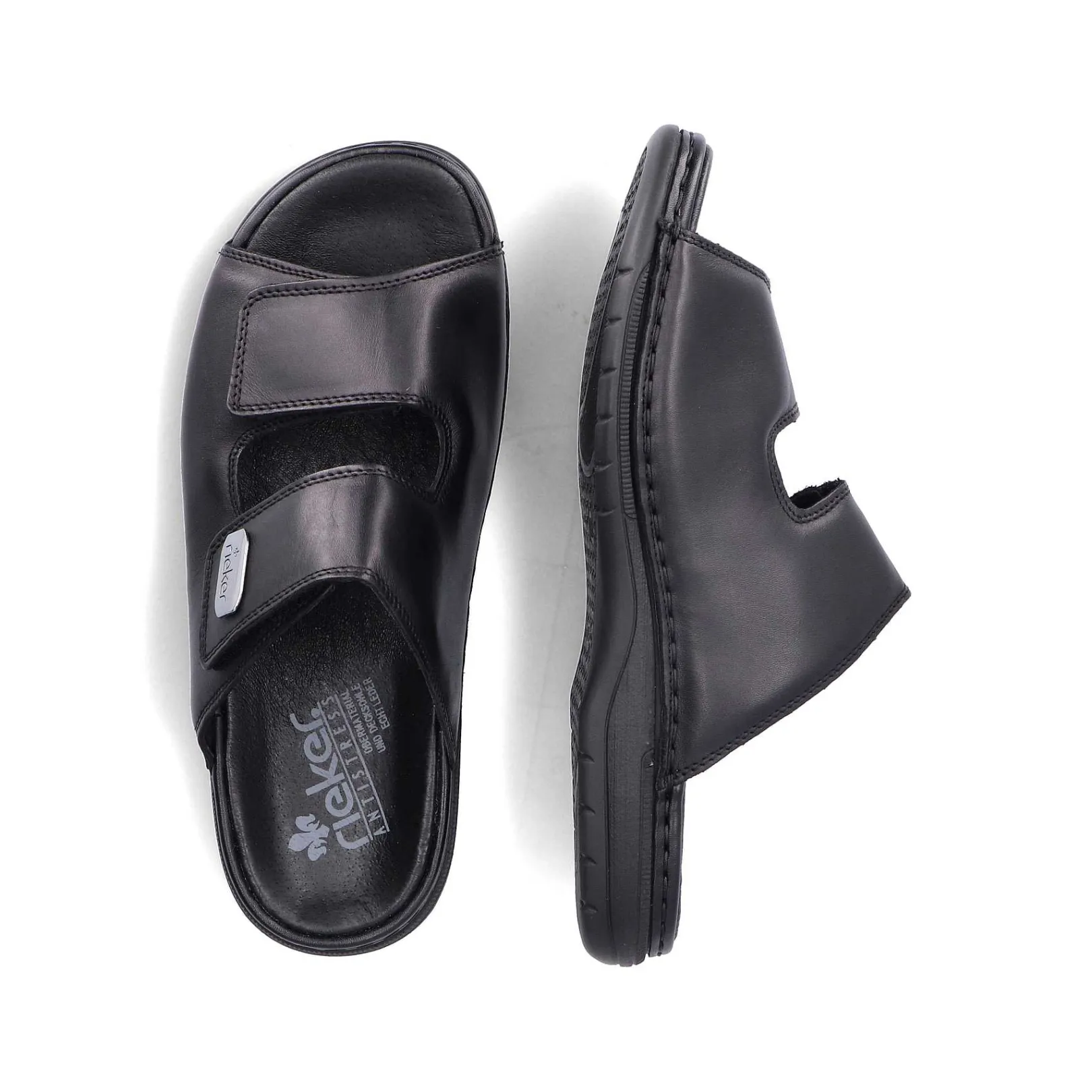 Clearance Men'S Mules Glossy Black Men'S Mules & Slippers