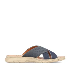 Outlet Men'S Mules Navy Blue Men'S Mules & Slippers