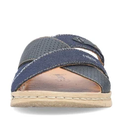 Outlet Men'S Mules Navy Blue Men'S Mules & Slippers