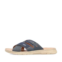Outlet Men'S Mules Navy Blue Men'S Mules & Slippers