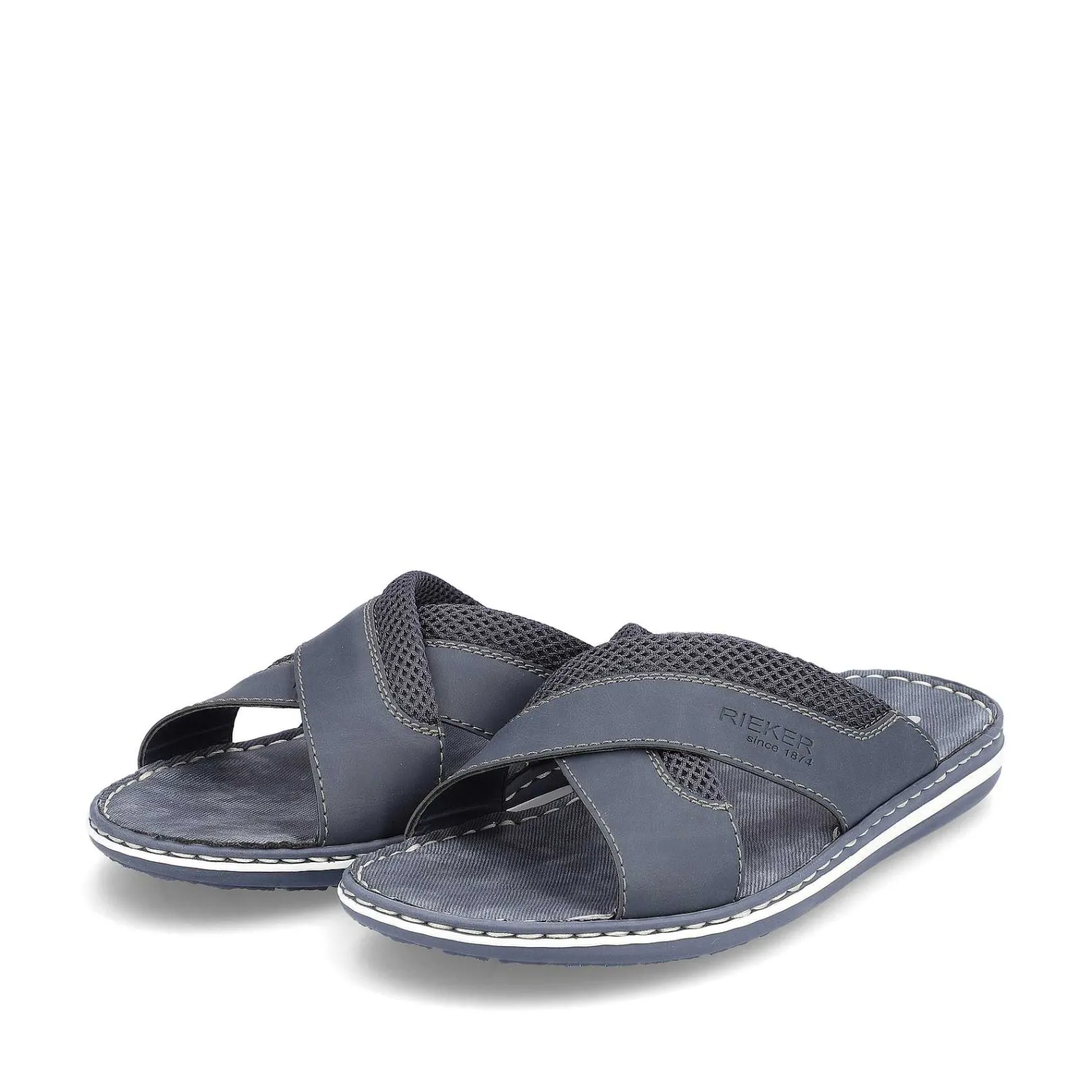 Discount Men'S Mules Navy Blue Men'S Mules & Slippers