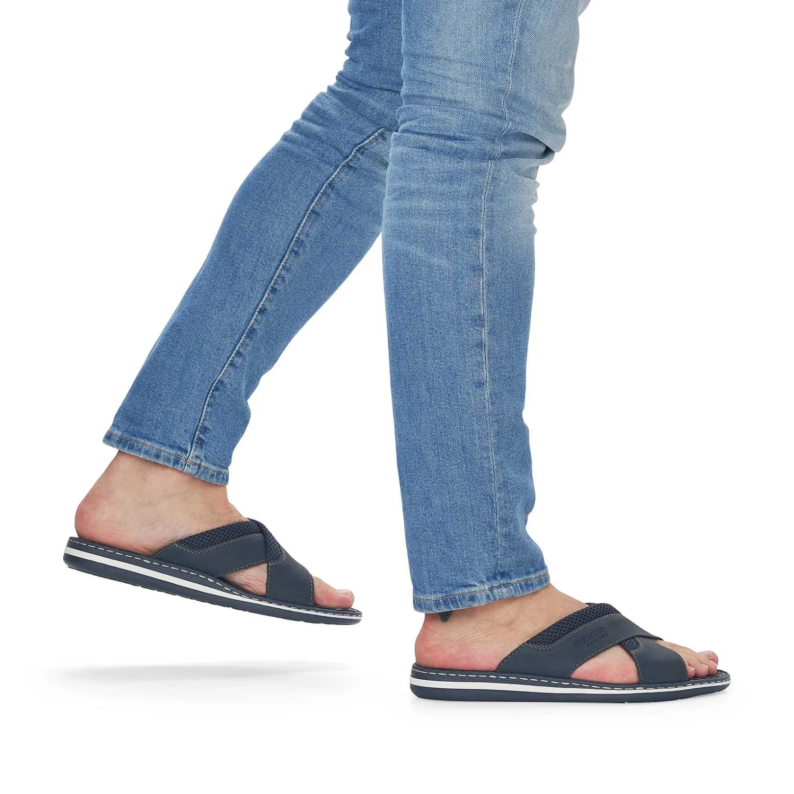 Discount Men'S Mules Navy Blue Men'S Mules & Slippers