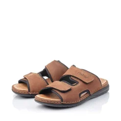 Hot Men'S Mules Nut Brown Men'S Mules & Slippers