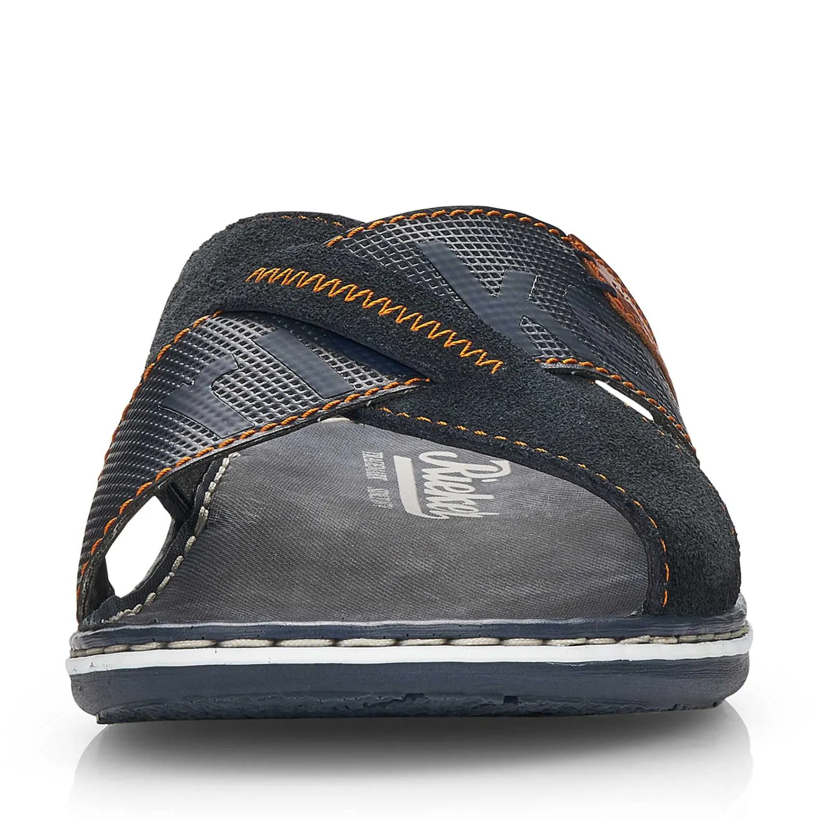 Men'S Mules Ocean Blue-Nut Brown Men'S Summer Shoes