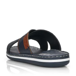 Men'S Mules Ocean Blue-Nut Brown Men'S Summer Shoes