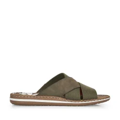 Best Men'S Mules Olive Green Men'S Mules & Slippers