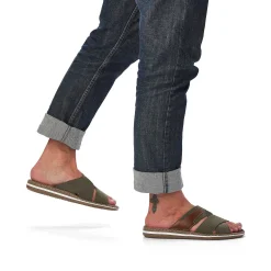 Best Men'S Mules Olive Green Men'S Mules & Slippers