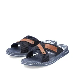 Discount Men'S Mules Pacific Blue-Brown Men'S Mules & Slippers