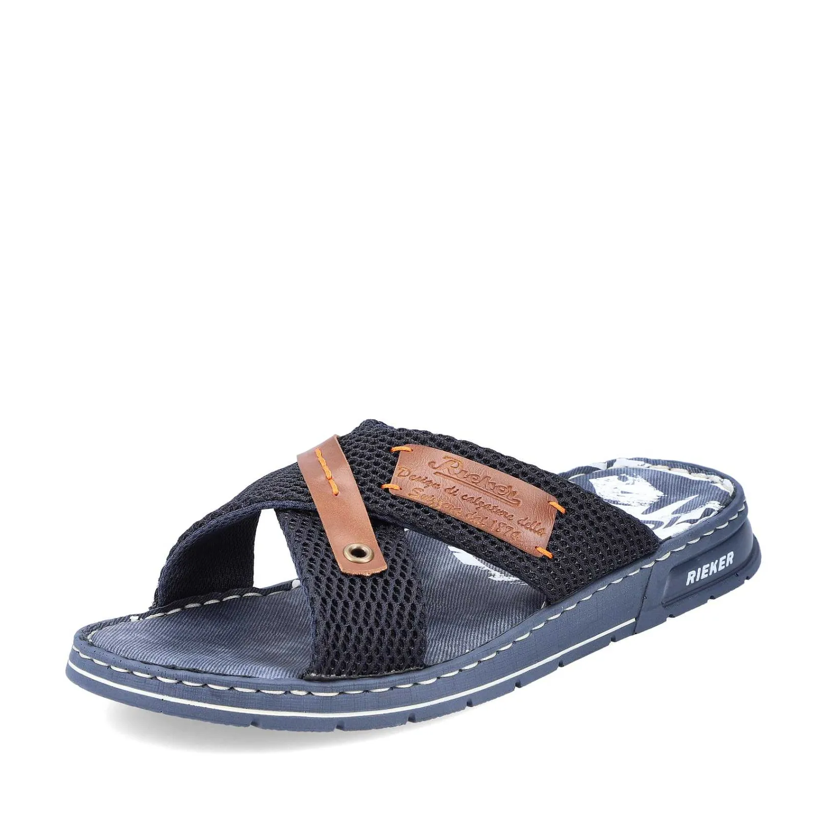 Discount Men'S Mules Pacific Blue-Brown Men'S Mules & Slippers
